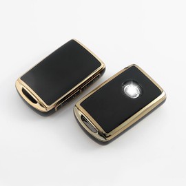 ontto TPU Car key case cover Fit For Mazda 3 Axela CX-3 CX-30 CX-50 CX-60 CX-90 MX5 CX-5 MX30 CX8 CX9 Remote Key Shell Holder bag keychain keyring Accessories Protective decoration 4 buttons Black