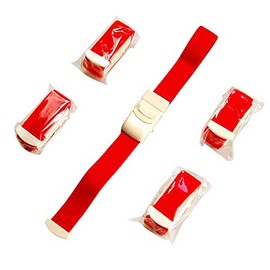 Pack of 5 Quality Valuemed® Medical Tourniquets for NHS A&E Doctors Paramedics & Nurses (5 Red)