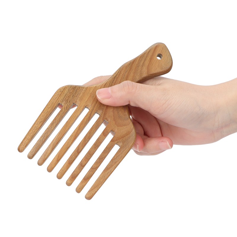 Wooden Comb Sandalwood Prevent Static Scalp Massage Coarse Teeth Hair