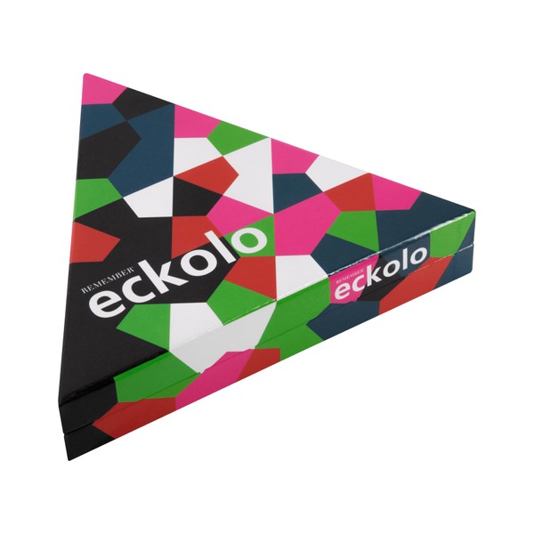 Remember Remember Eckolo – buntes Anlegespiel mit dreieckigen Karten für