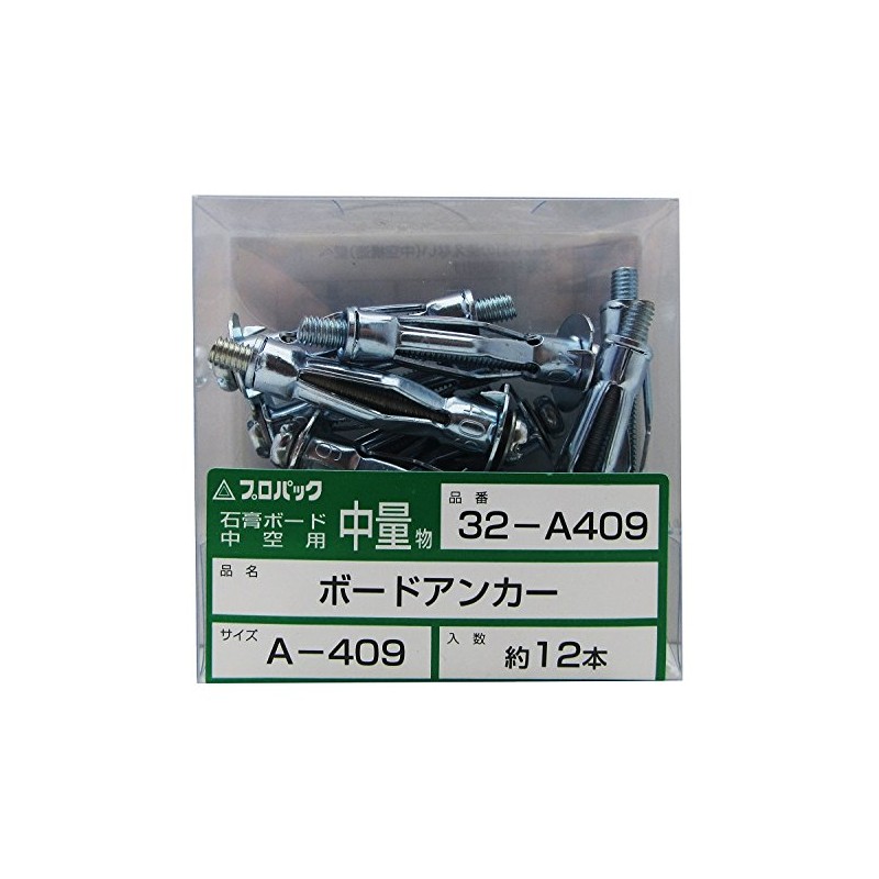 WAKAI 32A409 409 Board Anchors, 12 Pieces