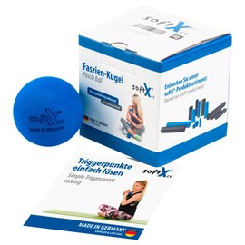softX 6520178 Fascia Training Ball 65 Blue 6.5 x 6.5 x 6.5 cm
