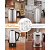 LRYYBTI Glass Coffee Percolator Top Replacement Knob, Clear, 2 Pack