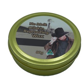 Australian No Melt Wax Cotton Dressing for waterproofing wax jackets 80g