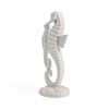 Artificial Seahorse 14 x 24 cm White Sea Decoration Mediterranean