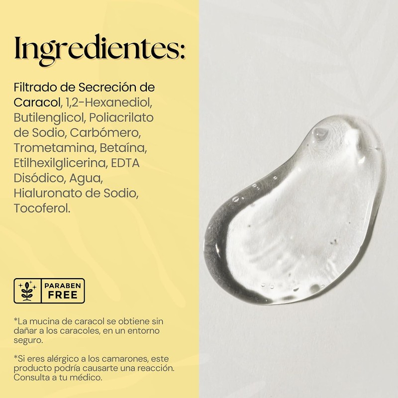 Sqin Luxiena Serum Baba de Caracol Coreano, Mucina de Caracol