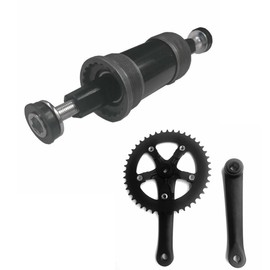 CDHPOWER Single Speed Crankset 44T 170mm & 68X120 BB Bike Bottom Bracket Mountain Road Bike
