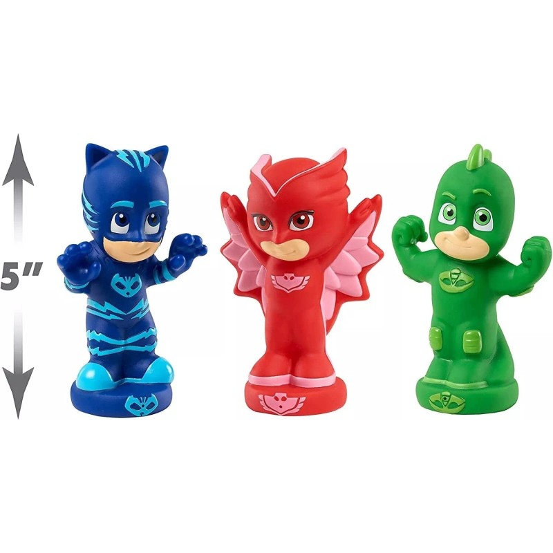 Just Play PJ Masks Bath Toy Set, Catboy, Gekko, Owlette