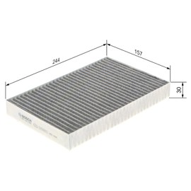 Bosch R5569 - Cabin Filter activated-carbon