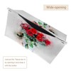 2 Pack Tissue Box Cover Holder, Flowers Roses Vase Bouquet
