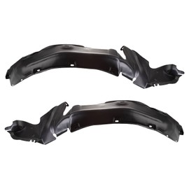 TRQ Inner Fender Liner Set Compatible with 1988-1991 Honda Civic HO1248108 HO1249108