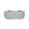 Croydex PA120632 Press 'N' Lock Suction Fit Long Basket, Silver