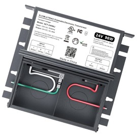 96W 24V Dimmable LED Driver for Lutron & Leviton Dimmer, Triac/ELV/MLV AC to DC Power Supply Transformer for LED Strip Light Dimmable, Constant Voltage Projects, UL&FCC-Listed, Class 2