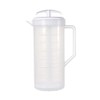 Dressler's 2-Quart Round Modern Pitcher with Smooth Gliding Mixing Handle