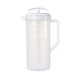 Dressler's 2-Quart Round Modern Pitcher with Smooth Gliding Mixing Handle