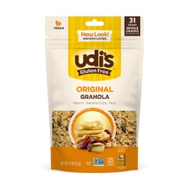 Udi's Gluten Free Original Granola, Dairy Free and Egg Free, 11 Ounce (Packaging May Vary)