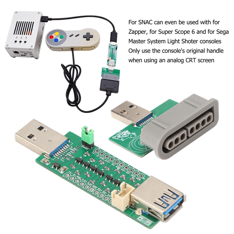 USB3.0 Game Controller Converter Latency Free for SNAC Adapter for