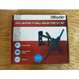 iWork Motion TV & monitor Wall Mount Bracket Swivel 90° 13'' - 60''  SKU 2024024