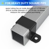 1.5"x1.5" Square Tube Strap Clamp, U shaped Steel Pipe Clamp