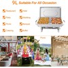 Chafing Dishes for Buffet, 9QT [Large Size and Sturdy] Heating