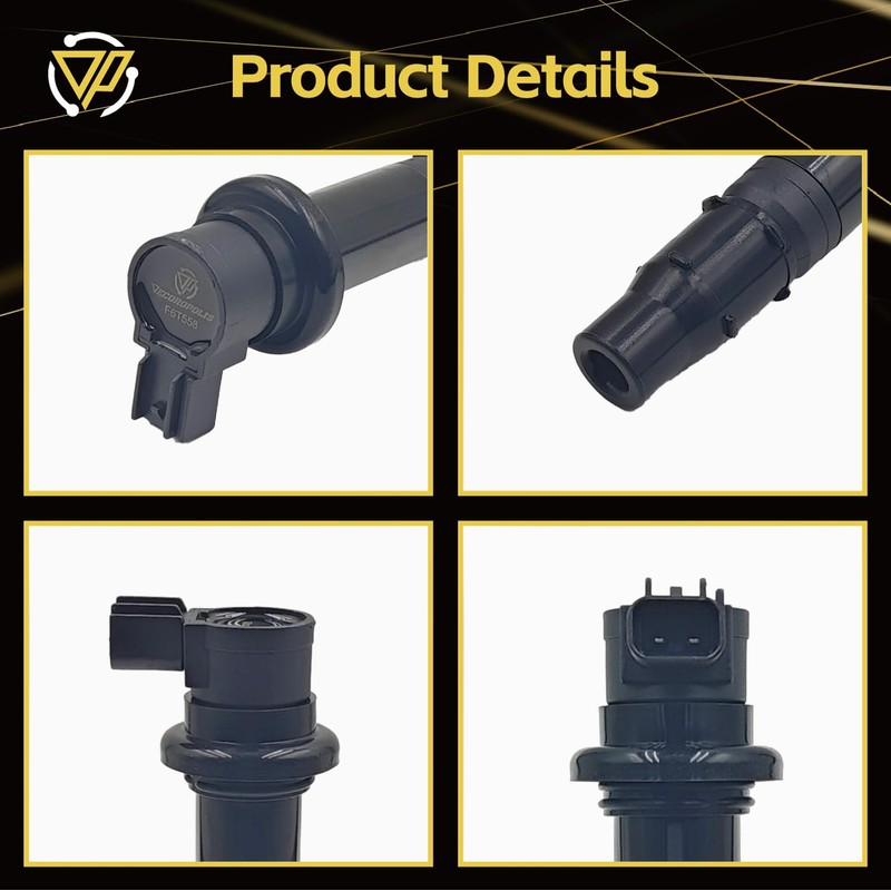 Decoropolis 4 PCS Ignition Coil Pack Fits For Yamaha YZF