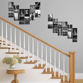 Generic Collage Kit - Black White Wall Collage Kit Aesthetic Pictures, 50 Set 4''x6'' Wall Dorm Room Decor for Grils Boy,Dorm Photo Display, VSCO Posters for Bar.