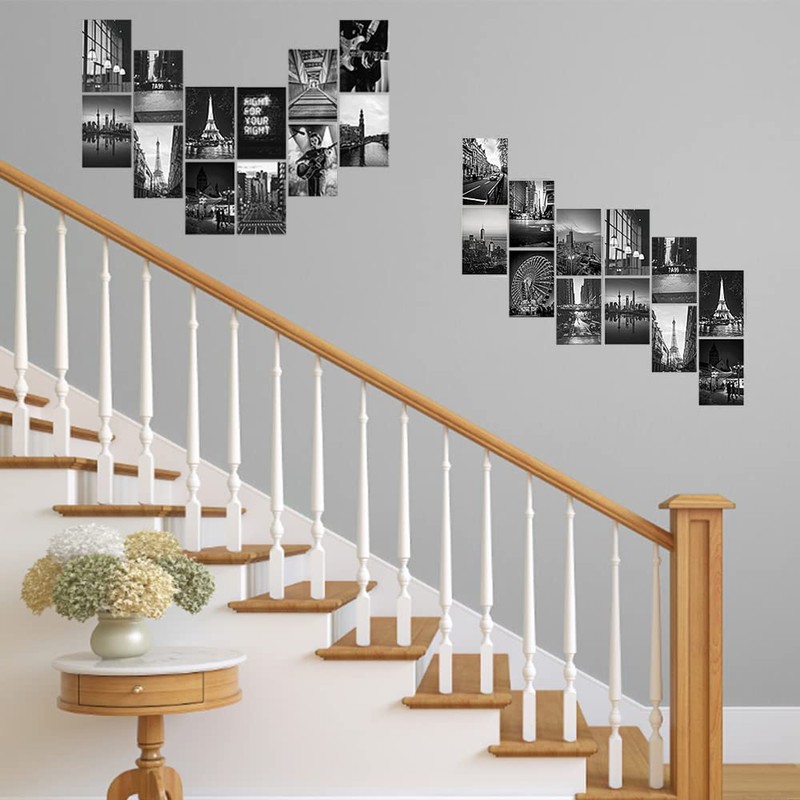 Generic Collage Kit - Black White Wall Collage Kit Aesthetic