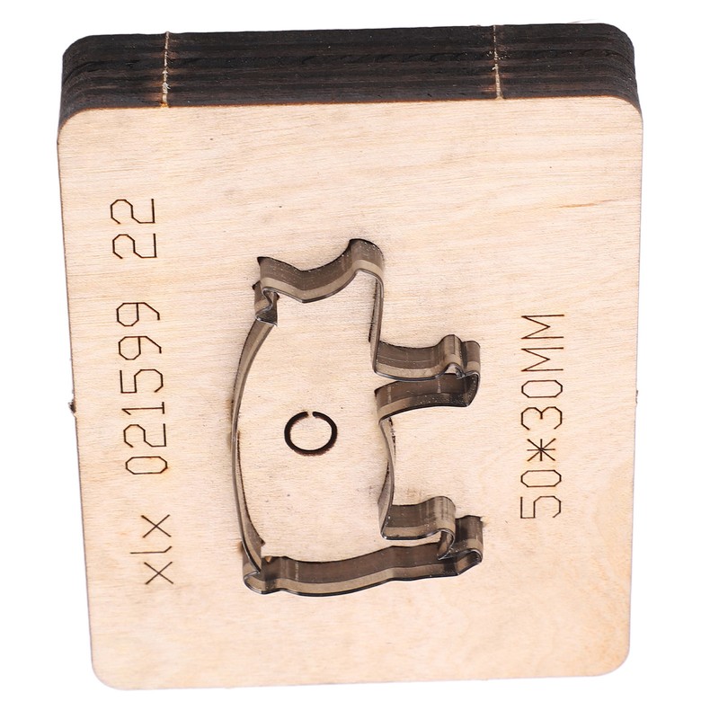 Leather Cutting Die Pig Shape Mould Punch Cutter Craft Tool