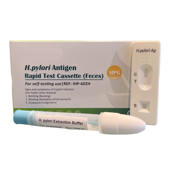 Stomach Ulcer Test Helicobacter H Pylori - Home Faecal Test Kit - 1 Test