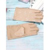 2 Pairs Women Sunblock Fingerless Gloves Non Skid Summer Gloves