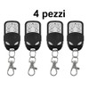 4 Remote Controls with 4 Universal Buttons Frequency 433.92 MHz