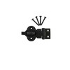 STALLION HARDWARE Length 3Inch Black Iron Hasp Latch Rust-Proof Black