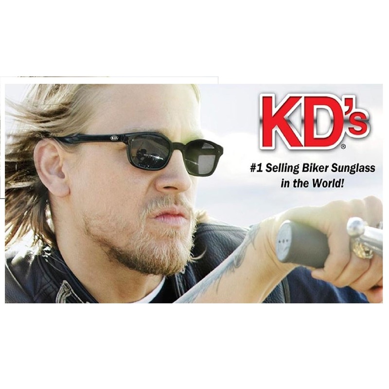 Original X-KD's Biker Sunglasses (POLARIZED GREY) XKDs as worn by