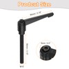 sourcing map M10 x 80mm Adjustable Knobs Handle Male Thread