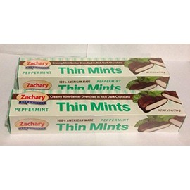 2-pack Thin Mints - Dark Chocolate Covered Peppermint Candy - American Made Candies By Zachary by Zachary