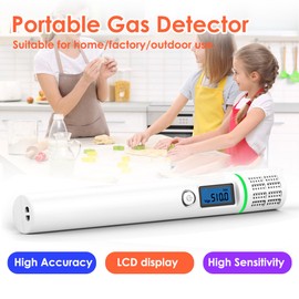 Portable Natural Gas Leak Detector with LCD Display High Accuracy Combustible Gas Detector Sensor Tester