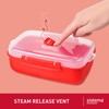 Sistema Microwave Food Storage Containers with Steam Release Vent, Dishwasher