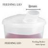 Plastic Cups with Feeding Lids - Pack of 10 |