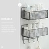 STOBAZA Hanging Storage Basket Bath Essential Bathroom Sundries Shelf Shower