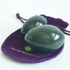 Nephrit Eier 2-Teil set für Anzugs Yoni Liebe Muskeln, gebohrt,