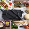 Cast Iron Tortilla Press, Heavy Duty Tortilla Pataconera, 10" Flour