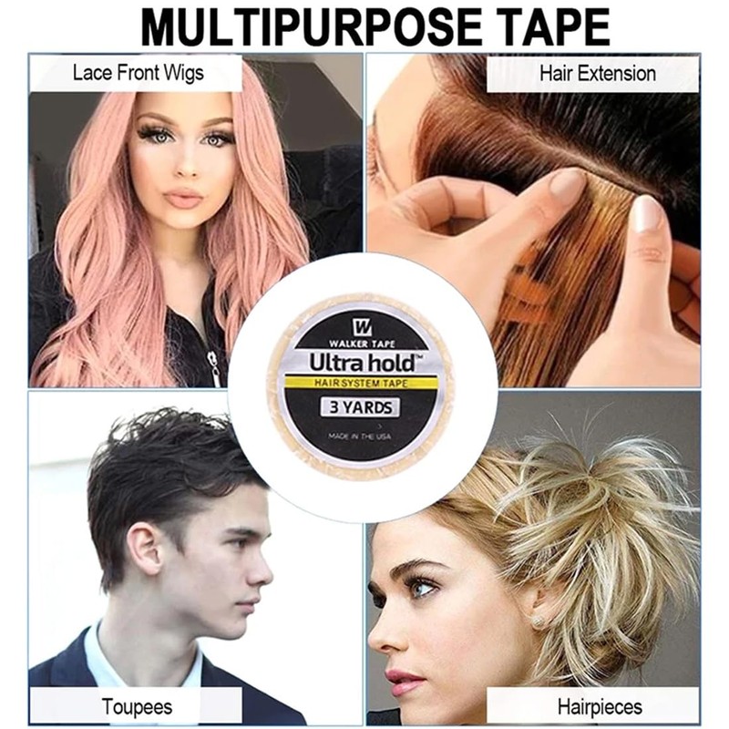 1 Roll High Quality Glue-On Wig Tape White Wig Tape