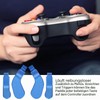 Controller Paddles, 4 Pieces Blue Metal Stainless Steel Paddles Hair