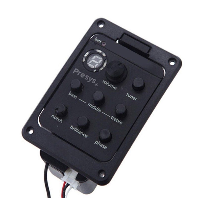 Yuehuam Acoustic Guitar EQ Equalizer Onboard Preamp Pickup Tuner Guitar