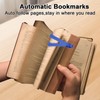 6Pcs Automatic Bookmark, Silicone Book Marks for Reading Women, Men,