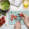 Ambesonne Romantic Cutting Board, Moon Magic and You Inspirational Messy