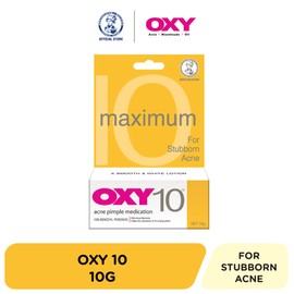 OXY 10 ACNE PIMPLE TREATMENT With Benzoyl Peroxide 10g (For Stubborn Acne)
