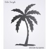 Stencils by Joanie Joanie Stencil 12" tall Coconut Palm Date