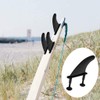 Namvo 3Pcs TPU Soft Top Surf Fins & 6 Fins