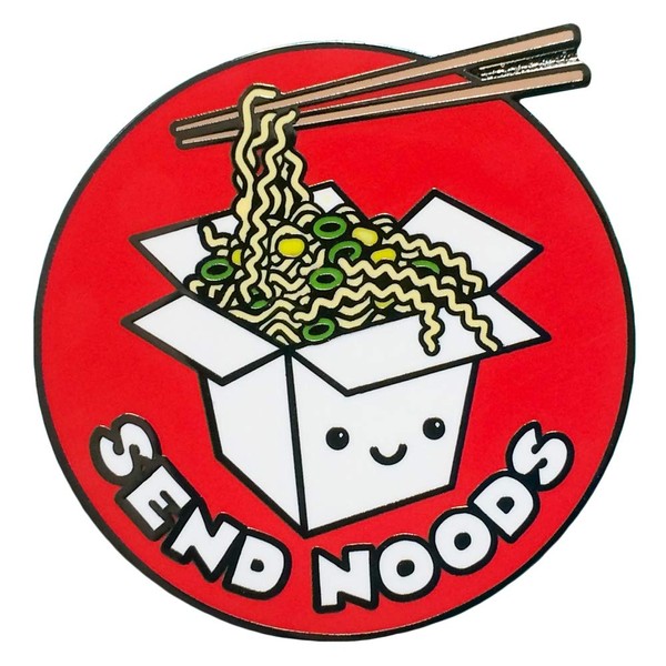 TINY BEE CARDS - "Send Noods" Ramen Soup Pun Hard